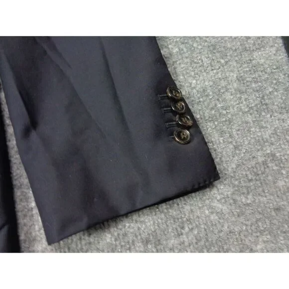 SUITSUPPLY Blazer Mens 42R Navy Blue Vitale Barberis Canonico Wool Surgeon Cuffs